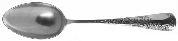 Nightingale (Sterling, 1885, No Monograms) Place/Oval Soup Spoon