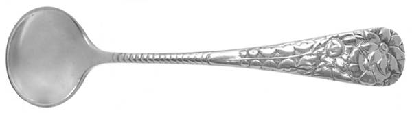 No. 2-C (Sterling, 1885) Monogramed Master Salt Spoon