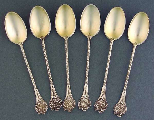 No. 759 (Sterling, 1895) (Set of 6) Demitasse Spoons