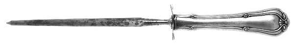 Norfolk-Villa Norfolk (Sterling) Small Steel Rod Sharpener Knife