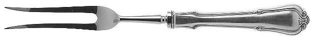 Norfolk-Villa Norfolk (Sterling) Small Steak Carving Fork with Stainless Prongs