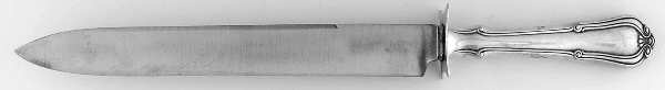 Norfolk-Villa Norfolk (Sterling) Large Carving/Roast Knife StnlBl w/Sterling Guard