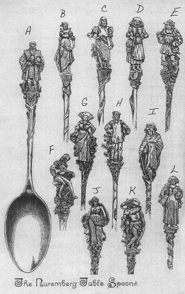 Nuremberg (Sterling, 1885) Tablespoon (Serving Spoon)