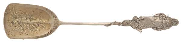 Nuremberg (Sterling, 1885) Ice Cream Spoon Bright Cut