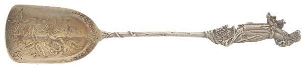Nuremberg (Sterling, 1885) Ice Cream Spoon Bright Cut