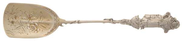 Nuremberg (Sterling, 1885) Ice Cream Spoon Bright Cut