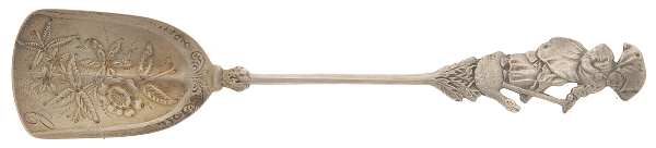 Nuremberg (Sterling, 1885) Ice Cream Spoon Bright Cut
