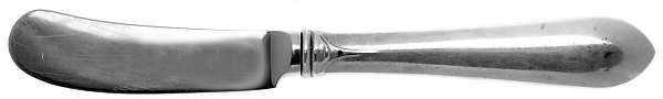 Old Colony-New (Sterling, 1926) Butter Spreader Hollow Hdl-Paddle/Stainless Blade