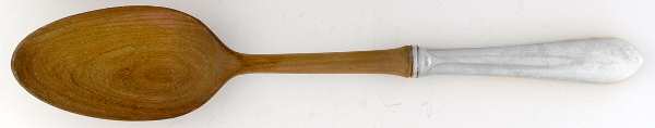 Old Colony-New (Sterling, 1926) Salad Serving Spoon with Wooden Bowl