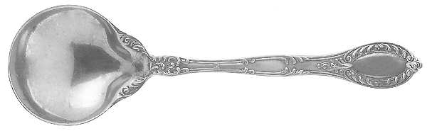 Old Colony-Old (Sterling, 1896) Round Bowl Soup Spoon (Bouillon)