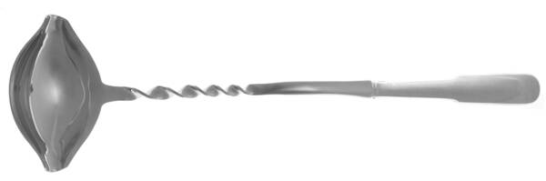 Old English Tipt (Sterling) Punch Ladle with Stainless Bowl HC