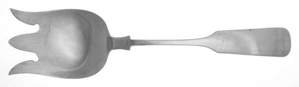 Old English Tipt (Sterling) Extra Weight Solid Salad Serving Fork
