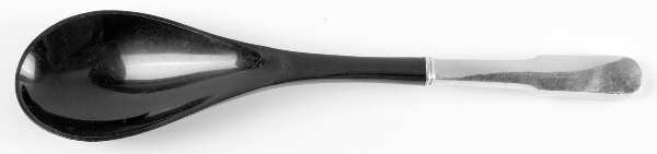 Old English Tipt (Sterling) Salad Serving Spoon with Plastic Bowl