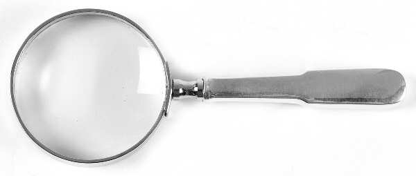 Old English Tipt (Sterling) Magnifying Glass