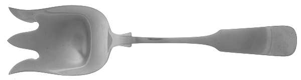 Old English Tipt (Sterling) Solid Salad Serving Fork