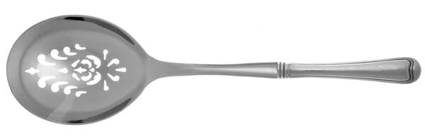 Old French (Sterling, 1905) Casserole Spoon with Pierced Stainless Bowl HC