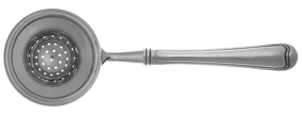 Old French (Sterling, 1905) Tea Strainer Overcup Serving-Stainless Bowl HC