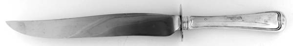 Old French (Sterling, 1905) Large Carving/Roast Knife StnlBl w/Sterling Guard