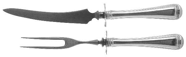 Old French (Sterling, 1905) Small Stainless Blade 2-Piece Steak Carving Set