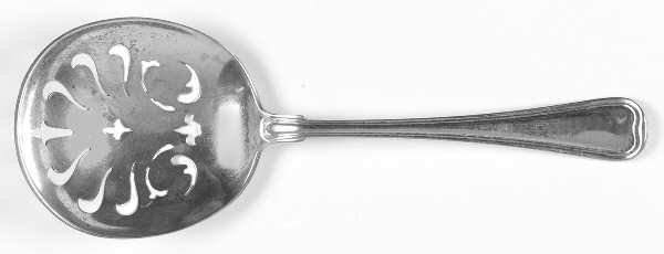 Old French (Sterling, 1905) Large Pierced Pea Serving Spoon