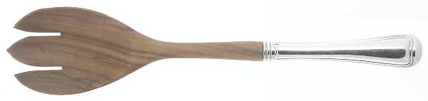 Old French (Sterling, 1905) Salad Serving Fork Wooden Prongs