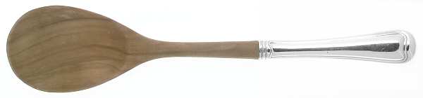 Old French (Sterling, 1905) Salad Serving Spoon Wooden Bowl