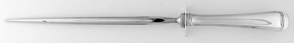 Old French (Sterling, 1905) Large Knife Sharpener-Steel Rod w/Sterling Guard