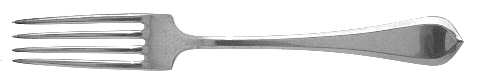 Old London-Plain (Sterling, 1916, No Monos) Fork