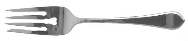 Old London-Plain (Sterling, 1916, No Monos) Individual Salad Fork