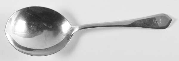 Old London-Plain (Sterling, 1916, No Monos) Solid Salad Serving Spoon