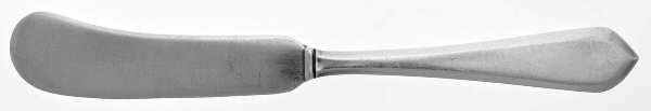 Old London-Plain (Sterling, 1916, No Monos) Flat Handle Butter Spreader