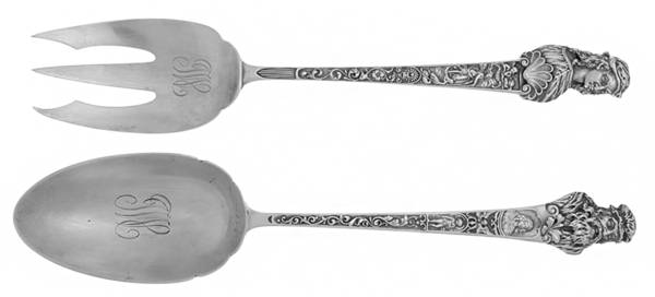 Old Masters (Sterling, 1885) (2 Pc) Solid Salad Set
