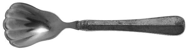 Old Towne (Ameralloy) Sugar Shell Spoon