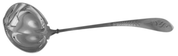 Palm (Sterling, 1870) Large Solid Soup Ladle