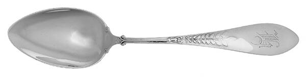 Palm (Sterling, 1870) Monogram Teaspoon
