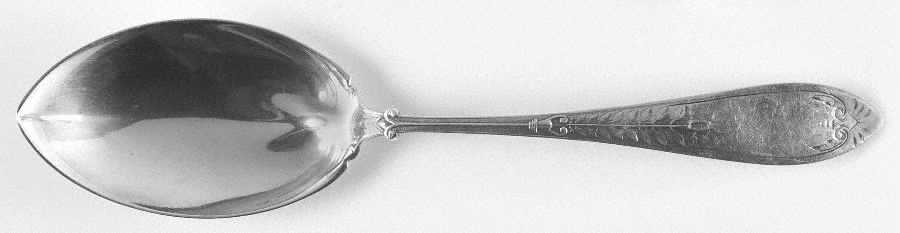 Palm (Sterling, 1870) Solid Salad Serving Spoon