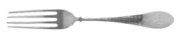 Palm (Sterling, 1870) Solid Youth Tea Fork