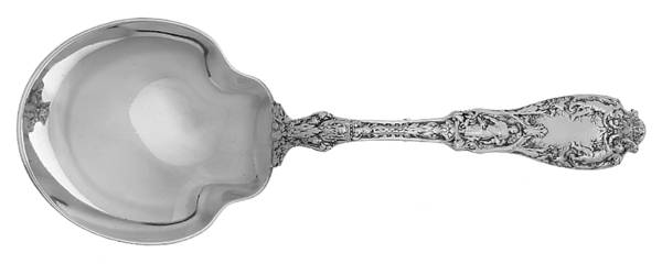 Paris (Sterling, 1900, No Monograms) Large Solid Berry/Casserole Spoon