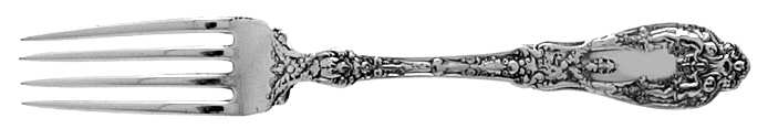 Paris (Sterling, 1900, No Monograms) Fork