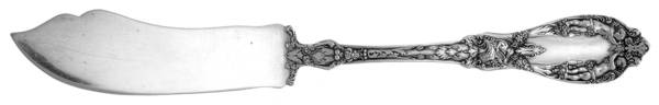 Paris (Sterling, 1900, No Monograms) Flat Handle Master Butter Knife