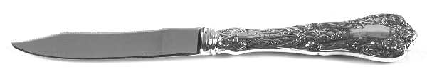 Paris (Sterling, 1900, No Monograms) Orange Knife with Stainless Blade