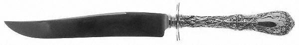 Paris (Sterling, 1900, No Monograms) Small Carving Knife W/Sterling Guard