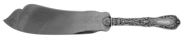Paris (Sterling, 1900, No Monograms) Large Hollow Handle Ice Cream Slicer Sterling Bld