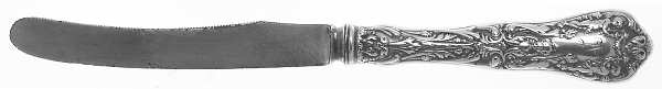 Paris (Sterling, 1900, No Monograms) Orange Knife with Silverplate Blade