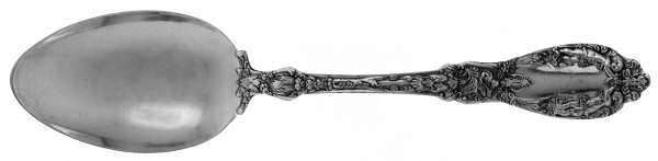 Paris (Sterling, 1900, No Monograms) Dessert/Oval Soup Spoon