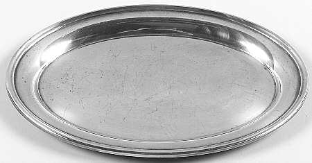 Paul Revere (Silverplate, Hollowware) Silverplate Tray (for Creamer and Sugar Set)