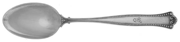 Pembroke (Sterling, 1895) Monogram Five O'Clock Teaspoon
