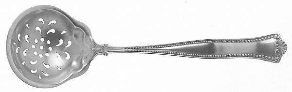 Pembroke (Sterling, 1895) Pierced Bowl Short Handle Olive Spoon