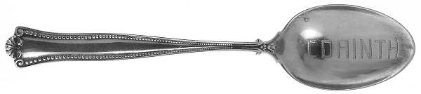 Pembroke (Sterling, 1895) Souvenir Spoon (Five O'Clock)