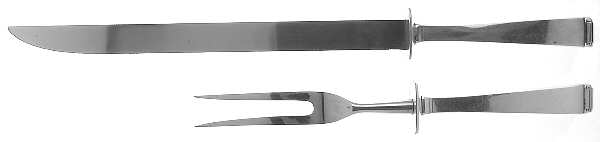Perspective (Sterling, 1959) Large 2-Piece Roast Carving Set w/Stainless Blade